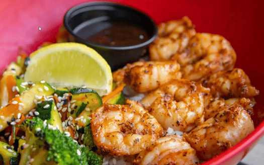 shrimp at Fire Island Grill