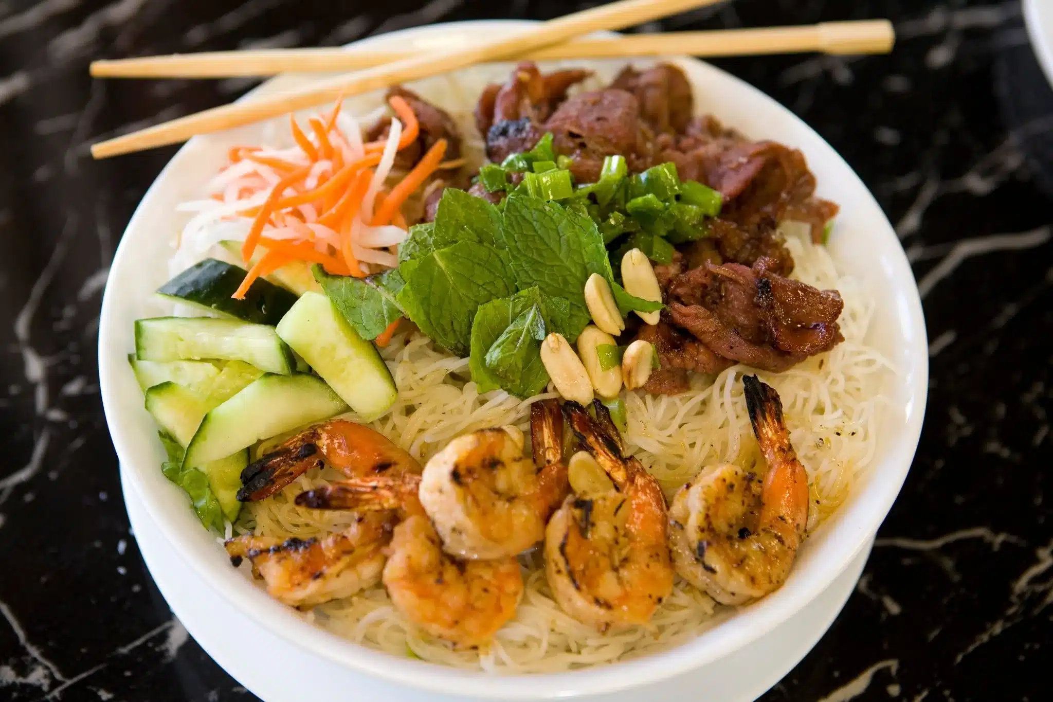 Shrimp at Bamboo Cafe