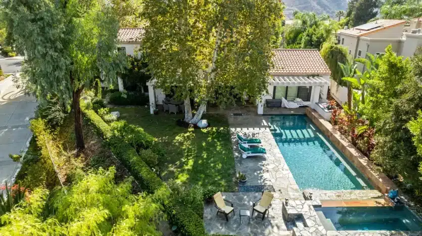 Custom Pool Home in Calabasas