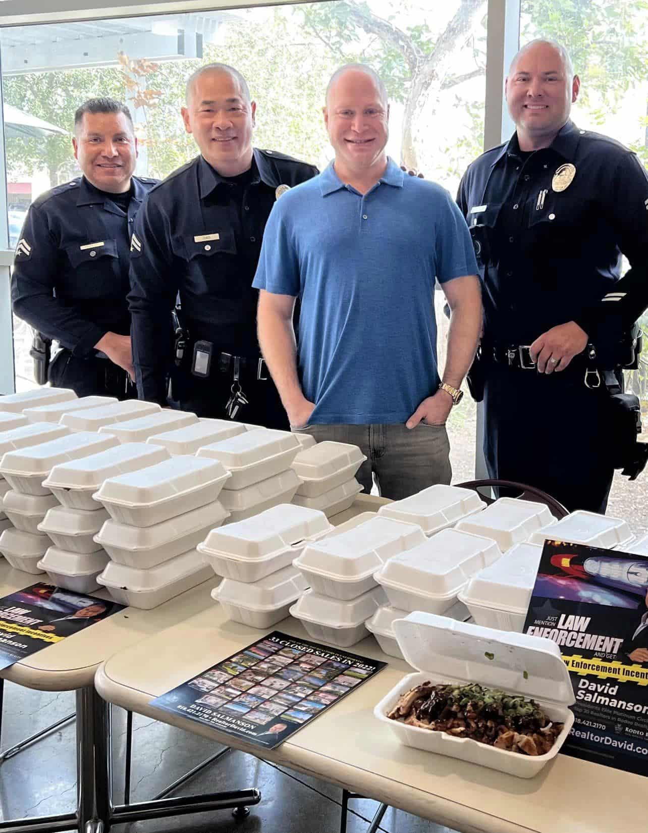 David Salmanson Calabasas realtor supports LAPD Topanga Police