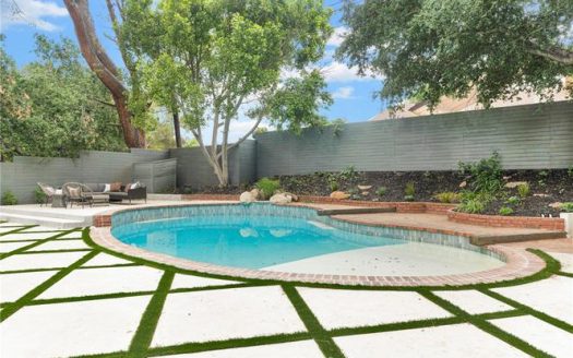 Modern Woodland Hills Pool Charmer