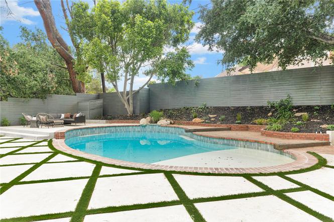 Modern Woodland Hills Pool Charmer