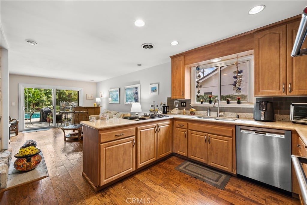 Stunning Pool Home with Split Fireplace